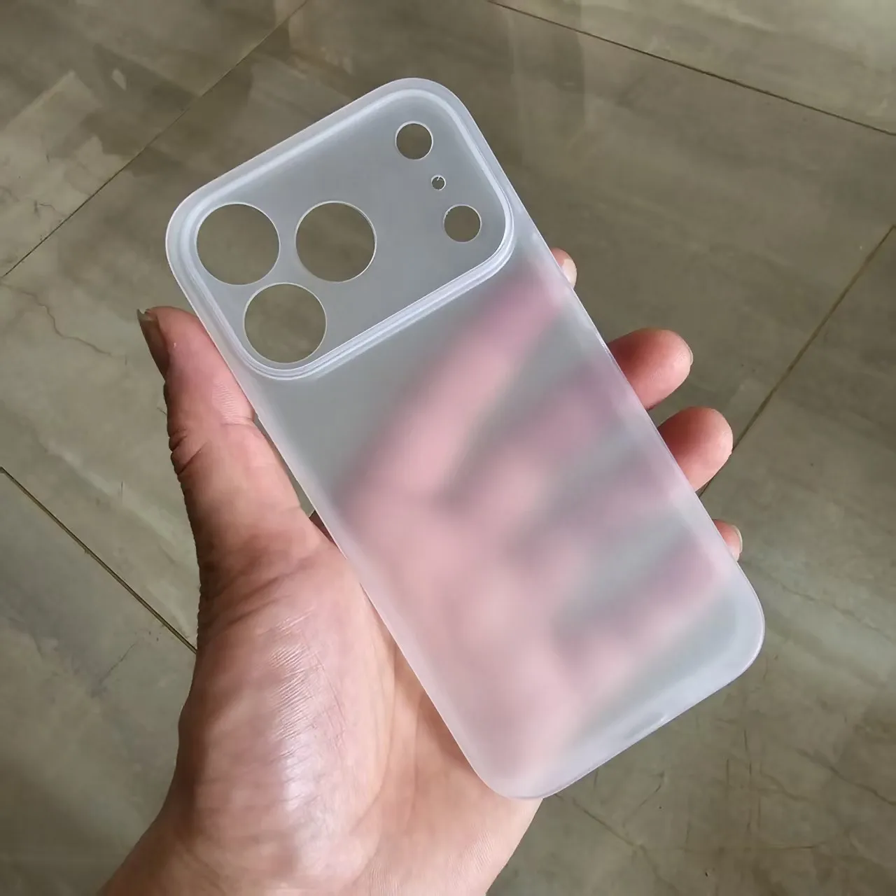 Funda de teléfono mate PP ultrafina para Apple iphone 17 Pro Max 17Pro funda delgada para iphone17 iphone Air funda invisible