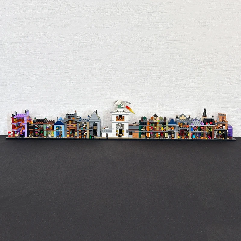 2750 個クリエイティブマジックアレイウィザーディングショップビルディングブロックストリートビューアーキテクチャモデル組み立てるレンガのおもちゃギフト子供大人のための