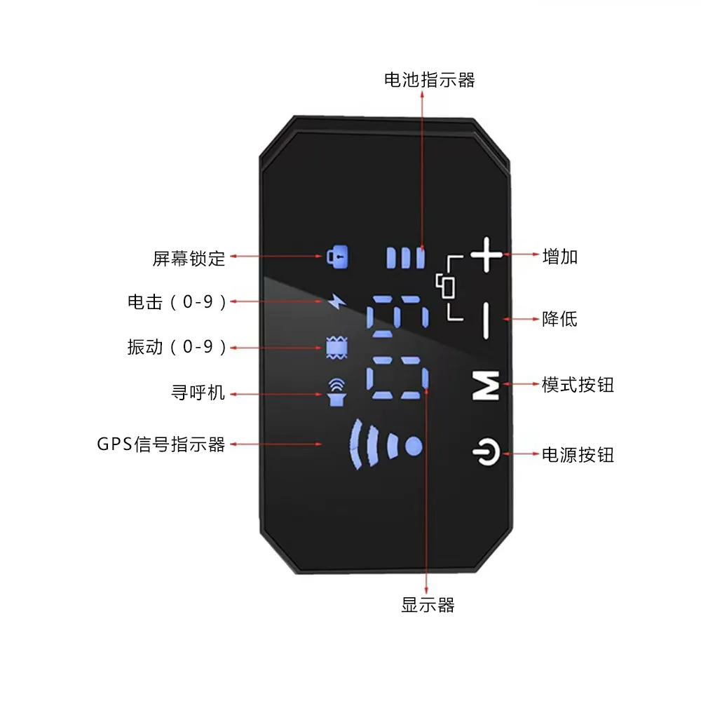 

Pet Supplies GPS Wireless Electronic Fence Dog Fence Dog Trainer Smart Adjustable Electric Shock Vibration Barking Stopper