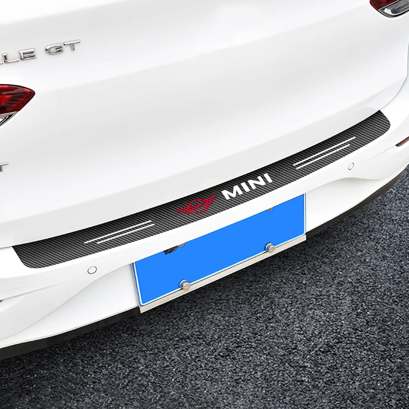 Car Rear Bumper Trim Protection Decal Auto Accessories For BMW MINI Cooper One S Countryman Clubman JCW R50 R55 R56 R60 R61 F55