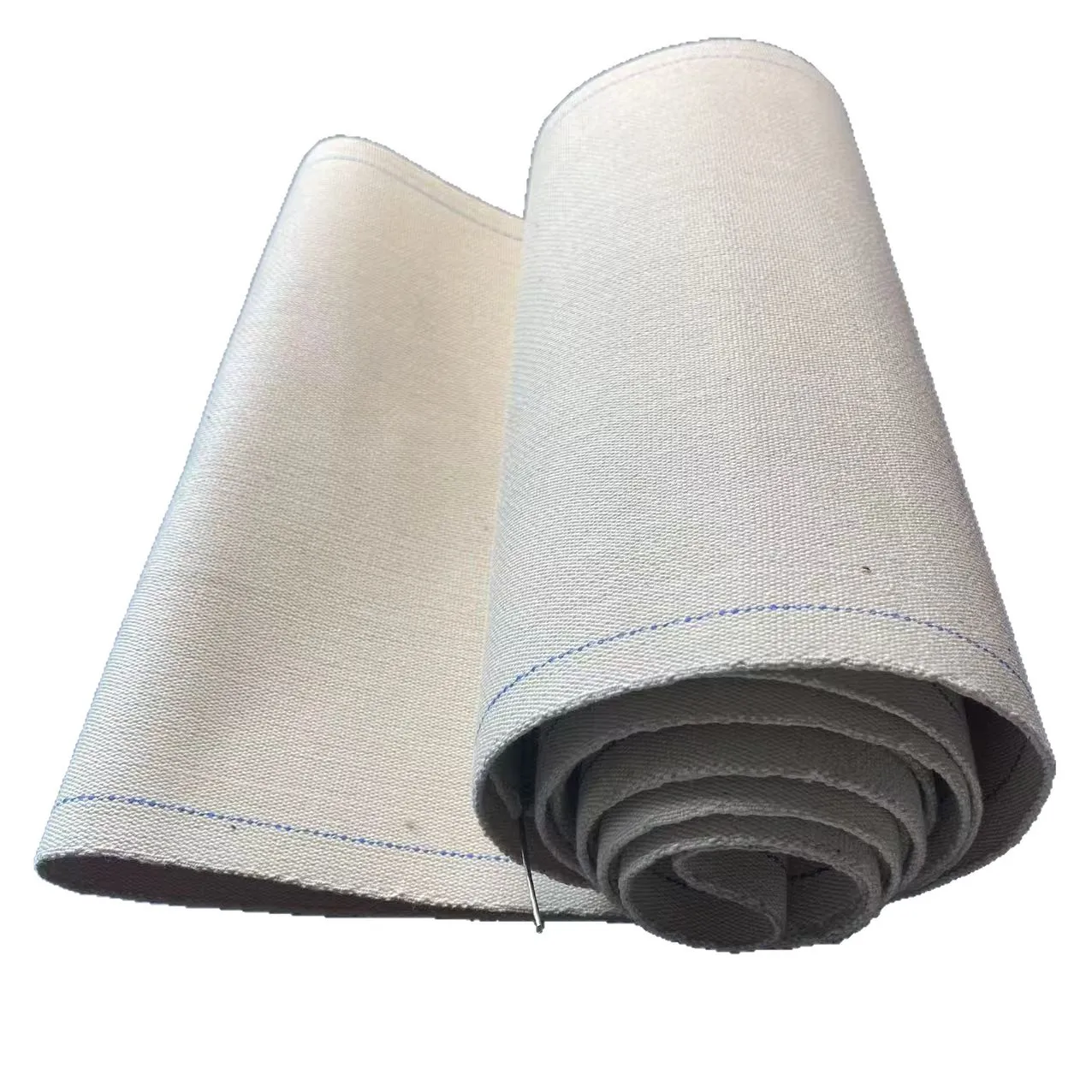 Food Grade Pure Cotton Canvas Conveyor Belt High Temperature Resistant Circular Belt for Biscuit Production Line Hardware Die