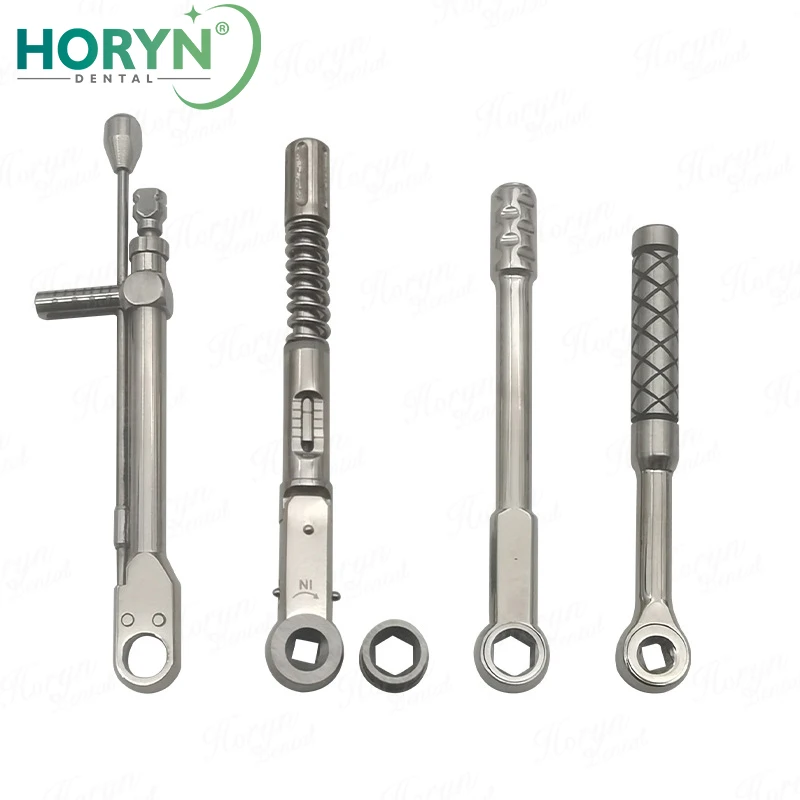 Screwdrivers for Dental Implant Torque Wrench Ratchet Dental Handpiece Repair Tool Kit Dental Prosthetic Kit 10-70NCM 10-50NCM