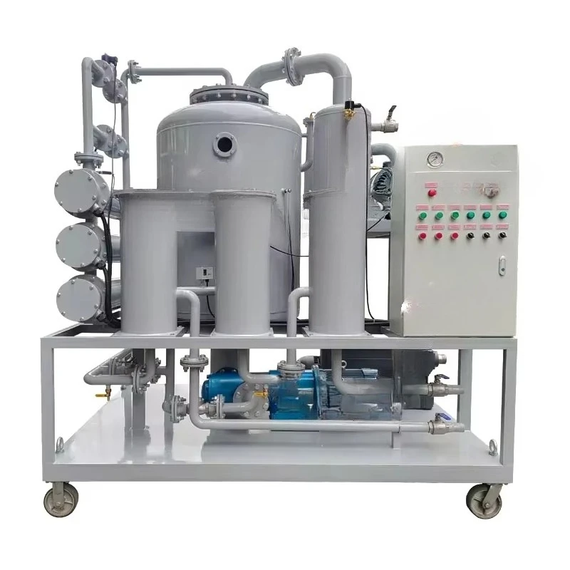 Vacuum Steam Turbine Oil Filtration Centrifugal Gas Turbine Oil Purifier High Water Oil Separator Machine
