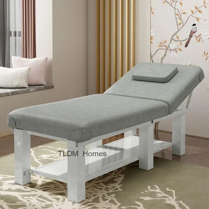 Bed for Aesthetic Medicine Put Eyelashes Folding Stretcher Multifunctional Massage Spa Pedicure Chair Lashes Table Professional