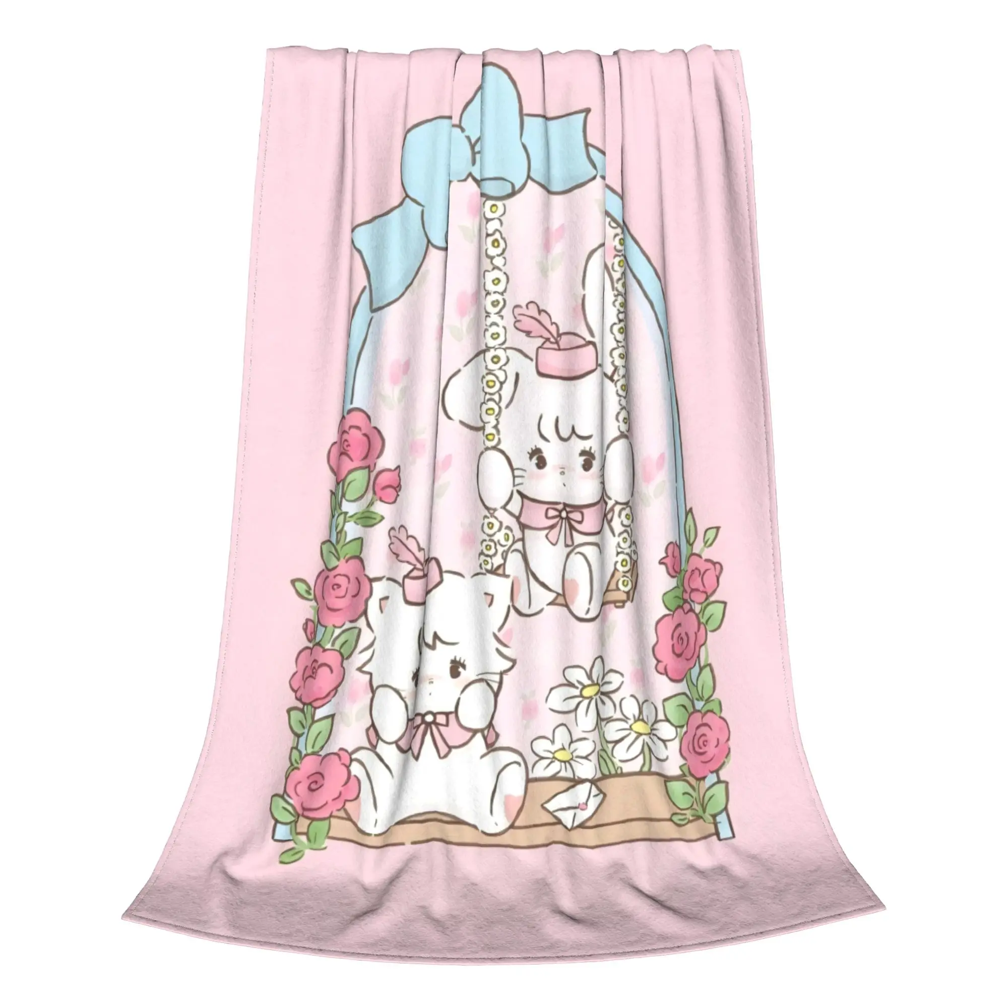 Mikko Blanket Spring Autumn Mikko  Cute Super Warm Throw Blankets For Sofa Outdoor Bedding Throws