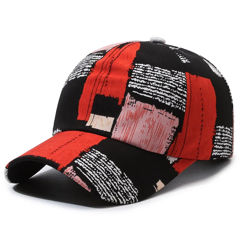 

New Spring Autumn Patterned Baseball Cap Outdoor Casual Fashion Unisex Versatile Sun Protection Snapback Hat Western Style​