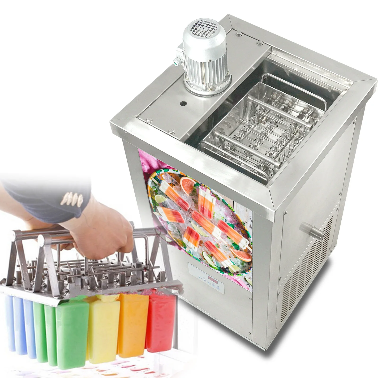 

BPZ-01 Single Mold Popsicle Machine /ice Lolly Machine /popsicle Ice Lollipop Machine With 1 Mold