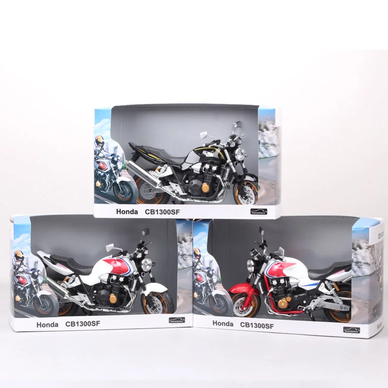 Automaxx Diecasts e Veículos De Brinquedo Para Crianças, Super Four Scale Motocicleta, Veículos Diecast, Brinquedos Da Bicicleta, Colecionadores