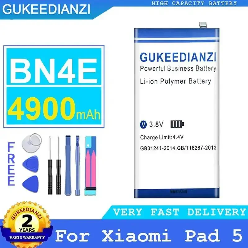 

4900mAh High-Capacity Laptop Battery For Xiaomi Pad 5 BN4E Long Lasting