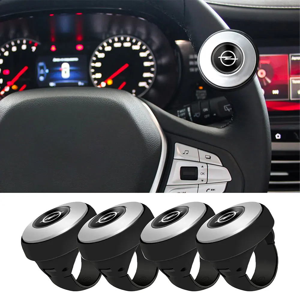 1/2Pcs Car Steering Wheel Knob Ball Car Steeringbooster Handle Rotating Kit For OPEL Corsa Astra OPC Zafira Mokka Antara Ampera