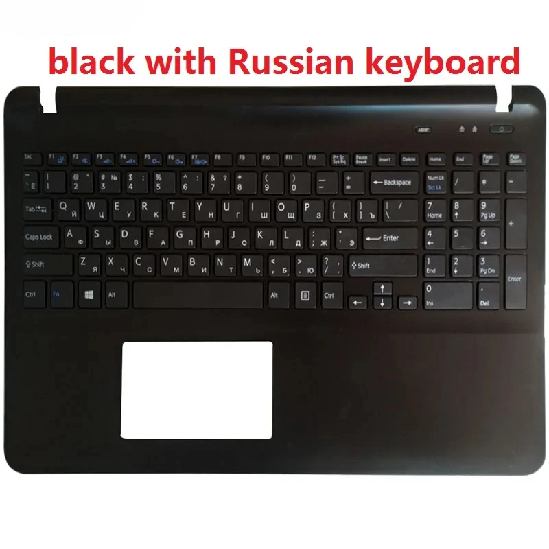 New for SONY VAIO FIT15 SVF15 SVF152 SVF153 SVF15E SVF154 SVF152C29V US/Russian/UK/Spanish/Brazil laptop keyboard palmrest upper