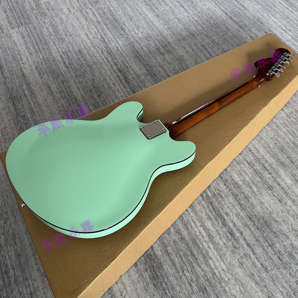 High quality green starcaster jazz electric guitar,AAA rosewood fingerboard,in stock