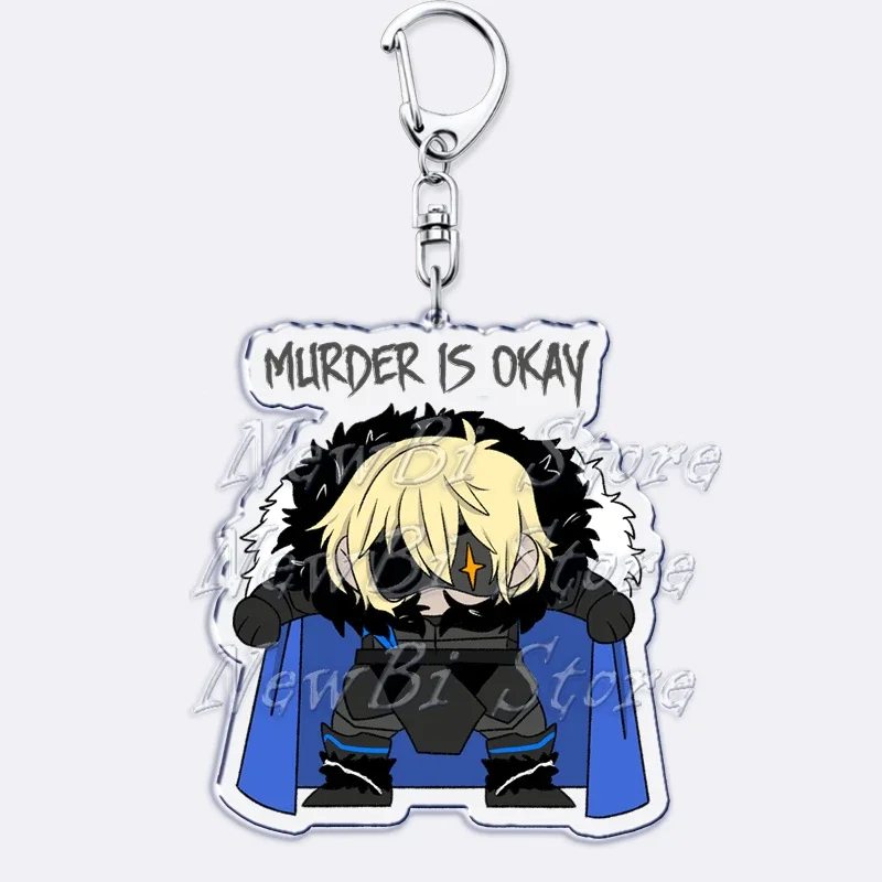 Hot Game Chibis Keychains for Accessories Bag Key Chain Ring Jewelry Byleth Linhardt Gamer Fans Gifts Gaming Keyrings