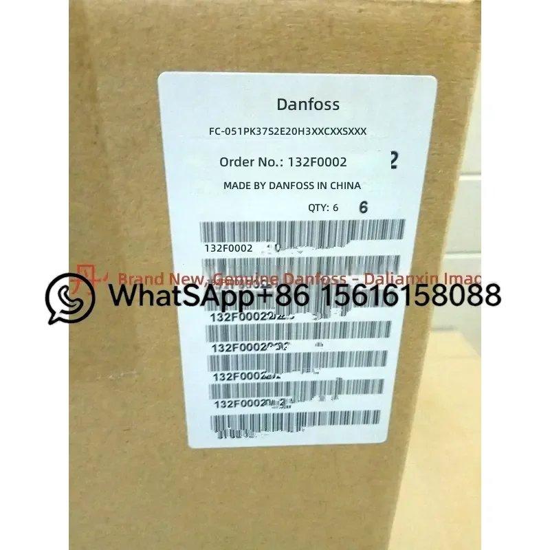 New Original Danfoss VFD FC051PK37S2E20H3XXCXXXSXXX 132F0002 370W AC Drive Inverter Frequency Converter Motor Speed