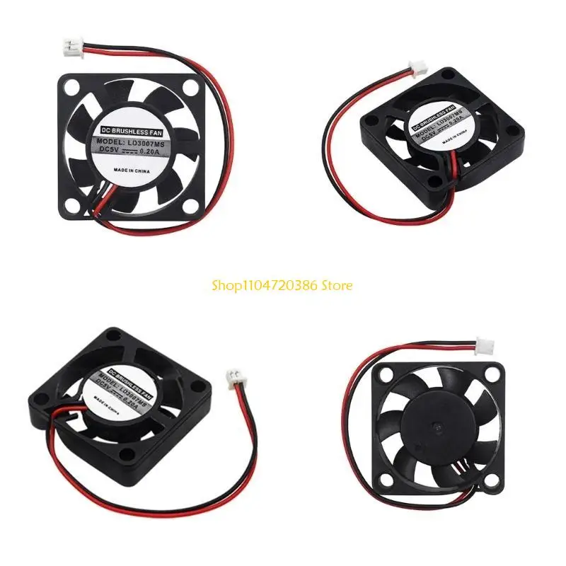 

DC5V ПК охлаждающий вентилятор Эффективный радиатор 2PIN LD3007MS для односорного ПК