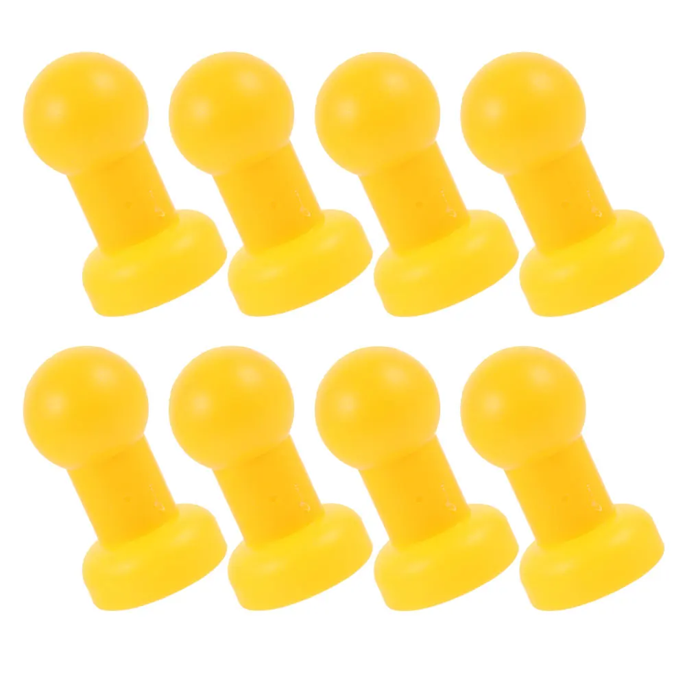 

8pcs Trampoline Cap Accessories Small Pole Covers Replaceable Plastic Tube Rod Caps Safety Net Fixing Outdoor Toys