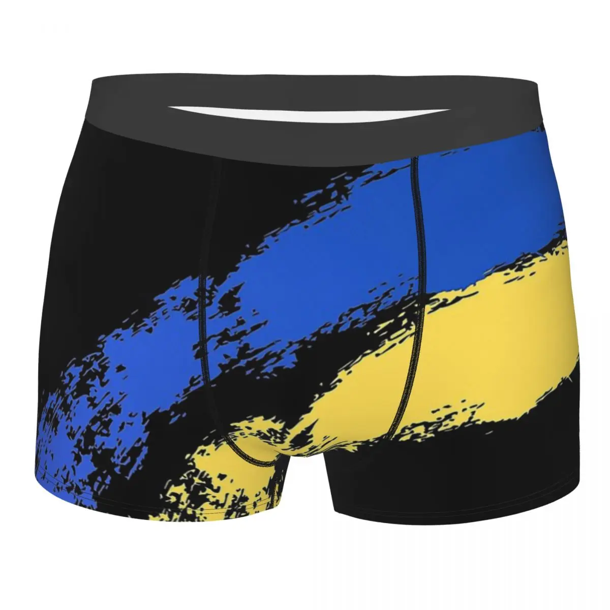 Ukrainian Flag Underpants Homme Panties Men's Underwear Ventilate Shorts Boxer Briefs