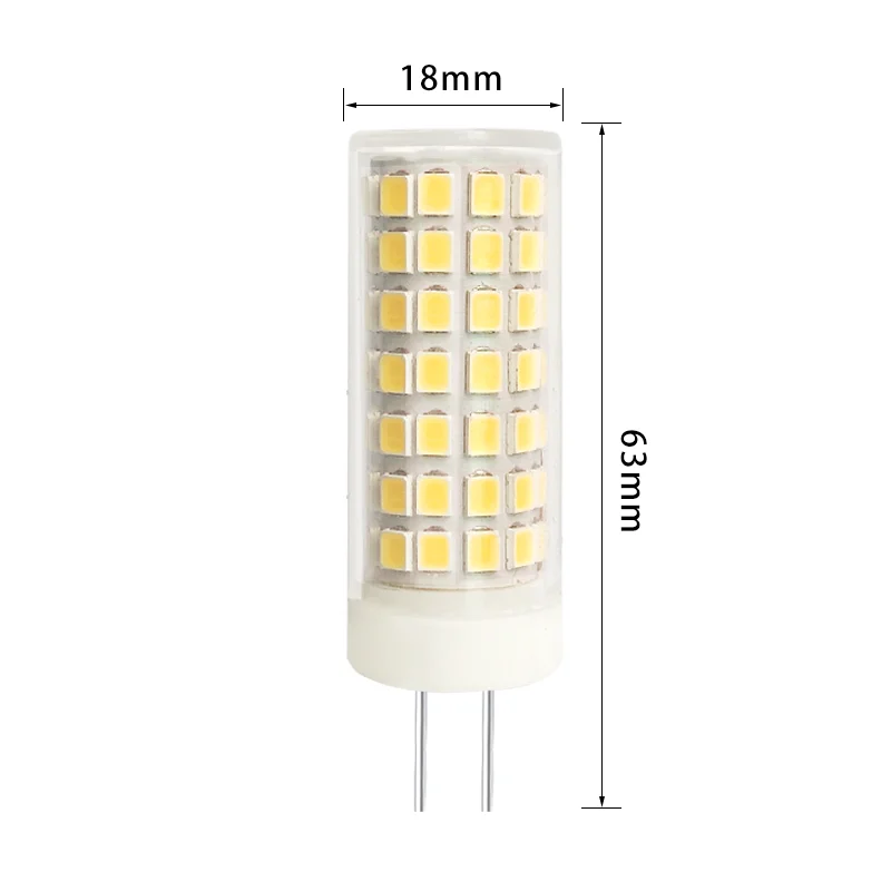 Bombilla Led regulable de ahorro de energía G4 G9, 9w, sin parpadeo, 85-265v