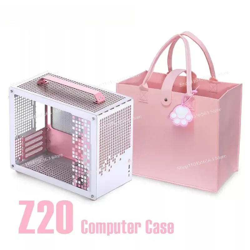 Z20 Chassis Removable Handle MATX Simple Desktop Support 240 Water Cooled Side Through Chassis