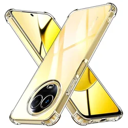 For Realme 11 5G Soft Clear Shockproof Airbag Silicone Phone Cases For OPPO Realmi 11 5G Cover Realme 11 5G Case