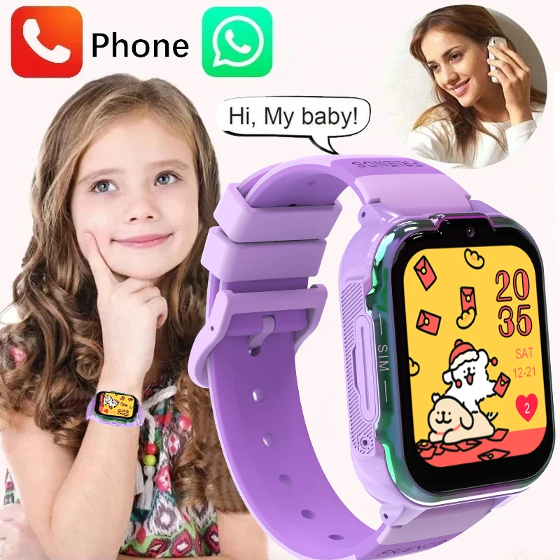 New Kids Smart Watch SOS Phone Watch Waterproof Remote Photo Voice Chat Smartwatch For iOS Android for children boy girls gift