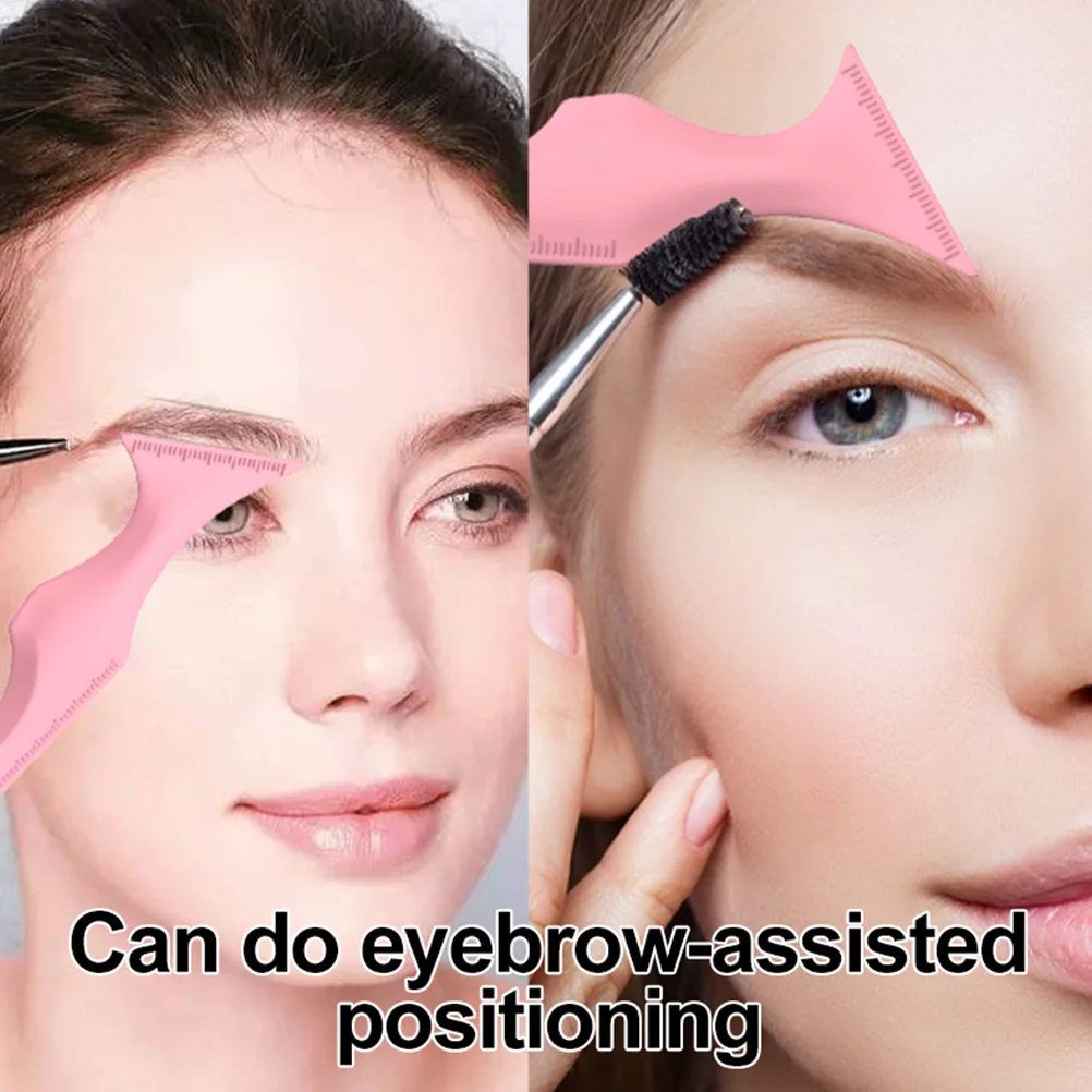 2 uds lápiz sombra de ojos delineador de ojos asistente herramienta de maquillaje plantillas maquillaje máscara guía de cejas