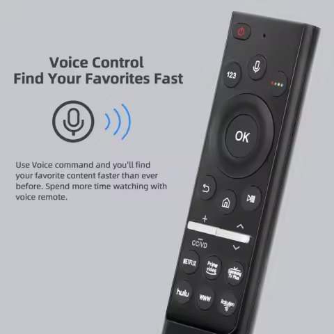 New Voice Remote Control for Samsung TV Remote Compatible with All Samsung Smart TV Curved Frame QLED LED LCD 8K 4K TVs