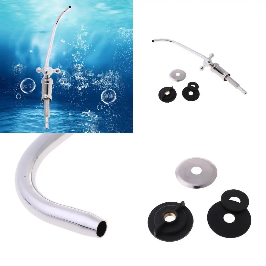 

652f Цинк -сплав кухонная вода Крема, хромированная 1/4 дюйма соединить обратный осмос смеситель для очистителя питьевой воды