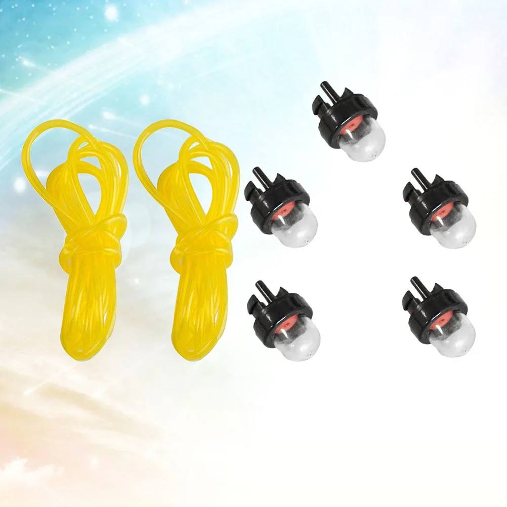 5 قطعة المكربن التمهيدي لمبة مضخة مرشح بلاستيكي ل أداة تشذيب الحافة جزازة العشب سلسلة المنشار أداء جيد الختم الصحيح #6