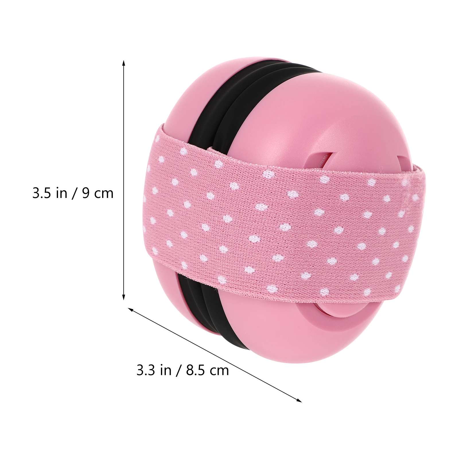 

Baby Soundproof Earmuffs Newborn Headphones Comfortable Noise Protection Travel Essential Lightweight Durable ABS Material
