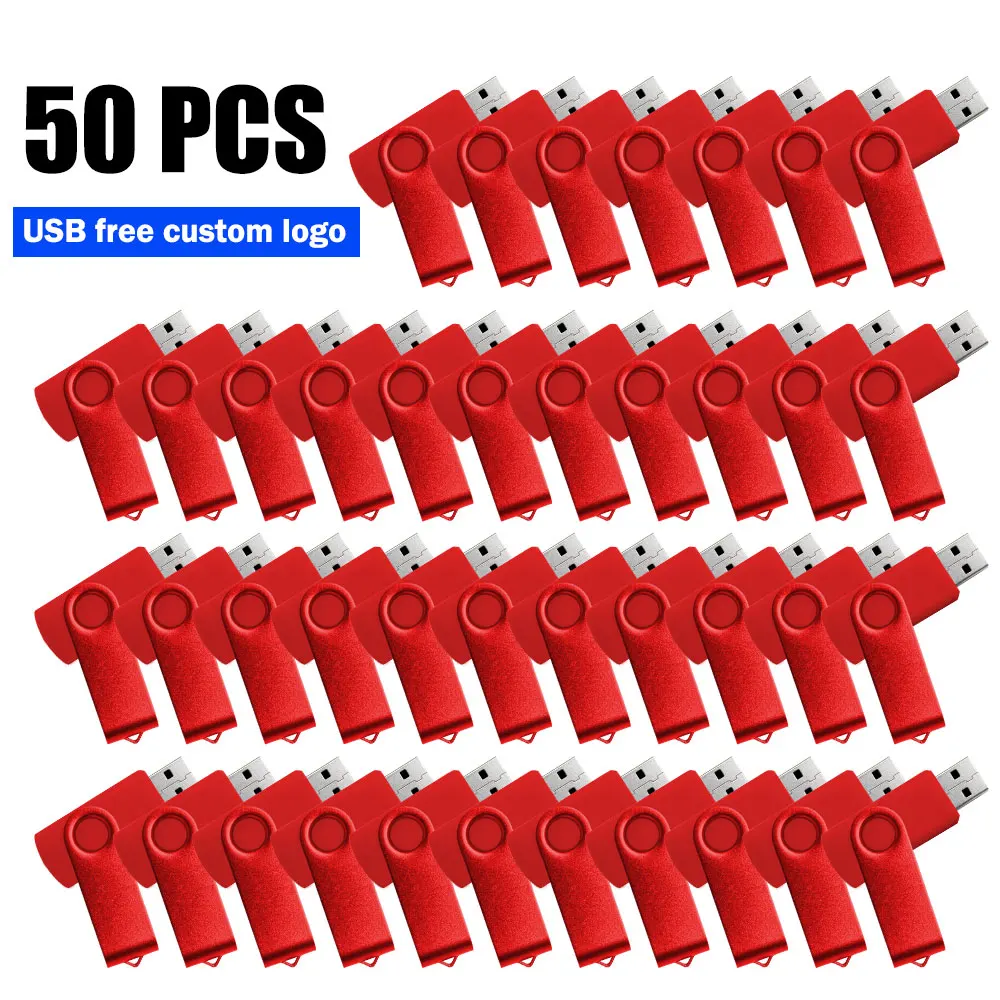 10/50/100 Stuks USB 2.0 Flash Drive Pendrive 1GB 2GB 4GB Pen Drive 8GB 16GB Geheugenstick 32GB USB Stick 64GB Flash 128MB Cadeau - afbeelding 1