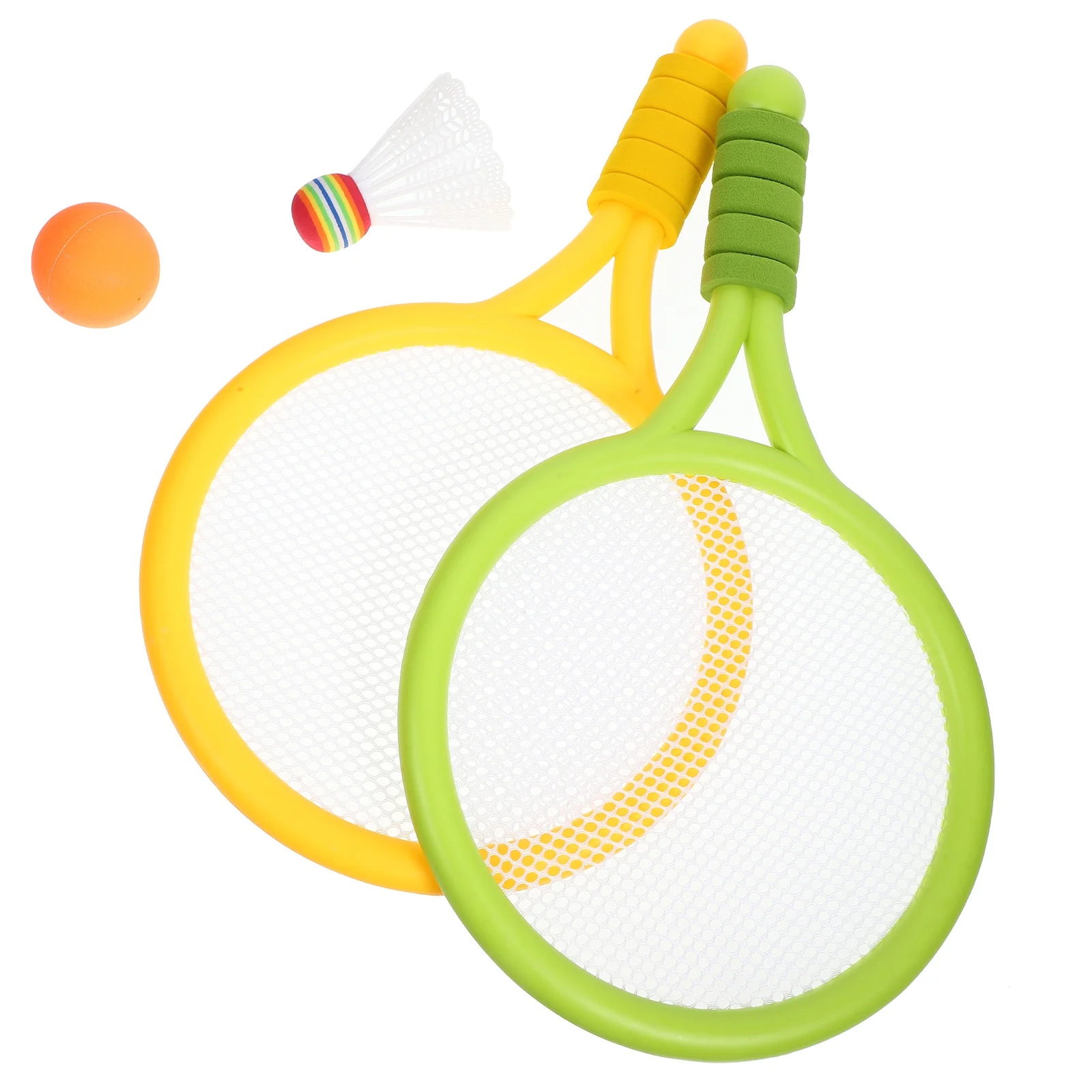 Children's Tennis Racket Playing Kit Toddler Toys Double Sided Kids Ball Game Plastic Outdoor Activity Beach