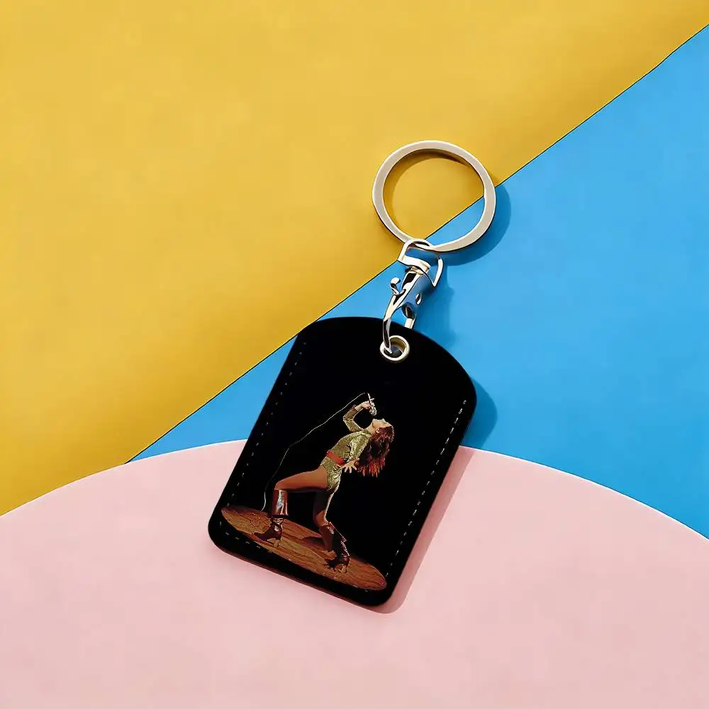 Band  W-Wolf A-Alice Card Holder for Home Use Bank Credit Card Protective Sleeve Student ID Key Chain Cover