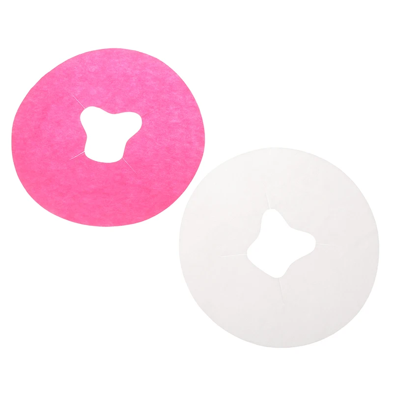 100pcs Disposable Spa Salon Massage Face Rest Cushion Covers Cradle Headrest Pillow Paper