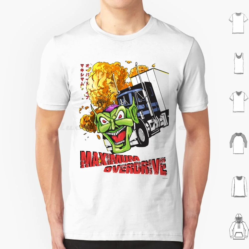 

Футболка Overdrive большого размера 100% хлопок Overdrive Steven King фильмы ужасов 80-х фильмы культовые фильмы полугрузовик Зеленый Гоблин