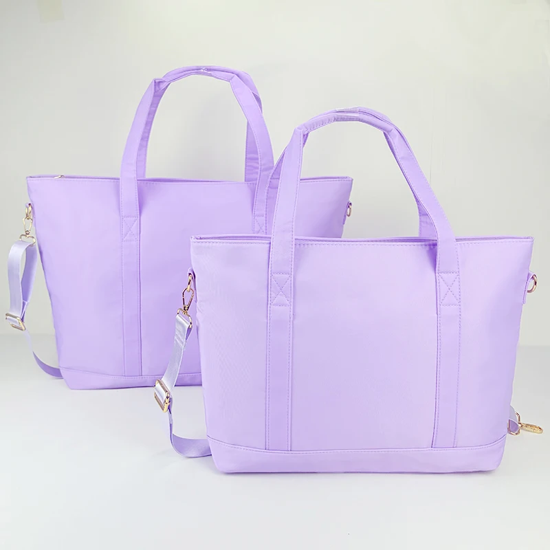 Casual Women Tote Bag Designer Luxury Nylon Waterproof Cloth Top Handle bags Simple Fashion Messenger Travel Essentials