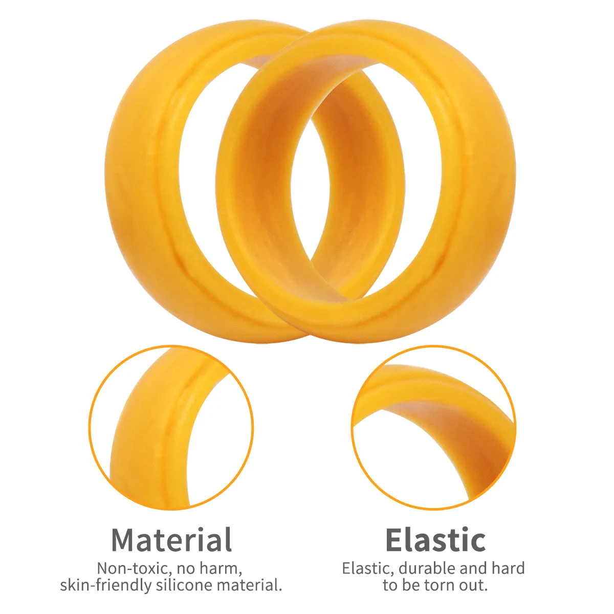 1Pcs Silicone Outdoor Sports Finger Ring Size 14 Odorless Tear-Resistant Finger Strength Trainer for Athletes Musicians Physical