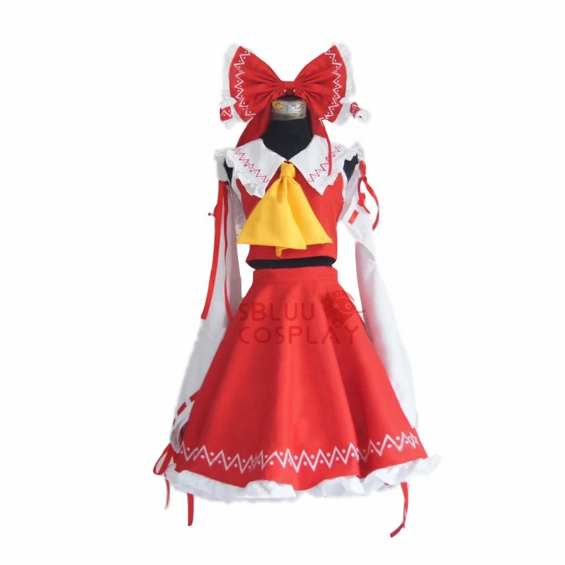 Scluucosplay Touhou Project Reimu Hakurei Cosplaykostuum