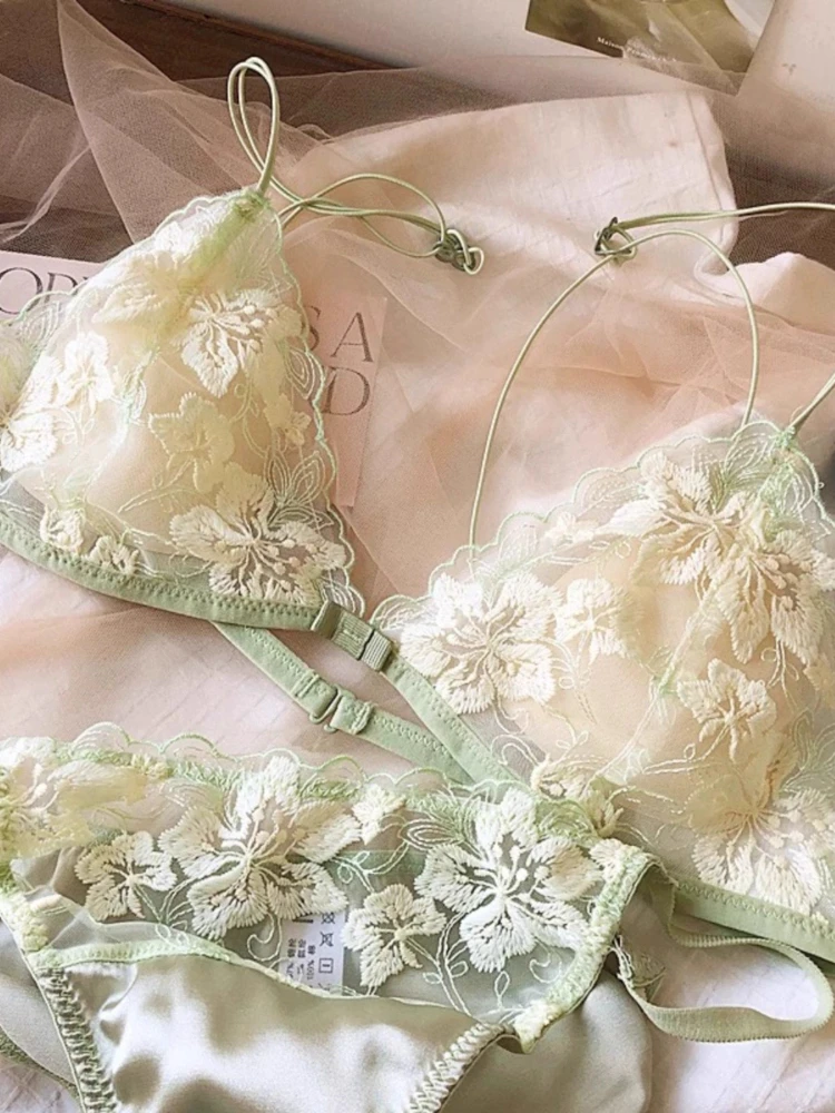 French Niche Lingerie Set Embr - đánh giá và giá Embroidery In Australia