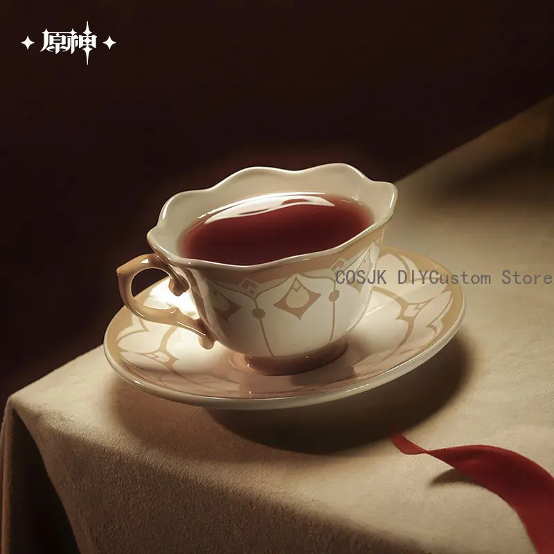 Official Game Genshin Impact Sandrone Merch miHoYo Original Theme Series Marionette Afternoon Tea Cup and Saucer Set Xmas Gift