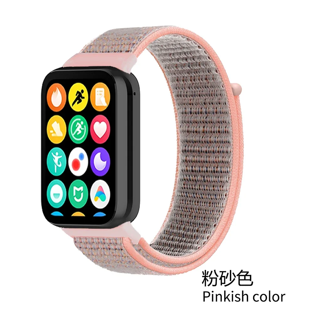 Nylon Loop Strap for Xiami Mi Band 8 Pro Watchband Breathable Bracelet for Redmi Watch 4 Strap Smart Watch Replaceable Wristband