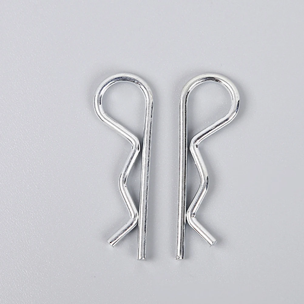

150Pcs Versatile R Shape Cotter Pin Small Spring Pin Carbon Steel Engineering Parts