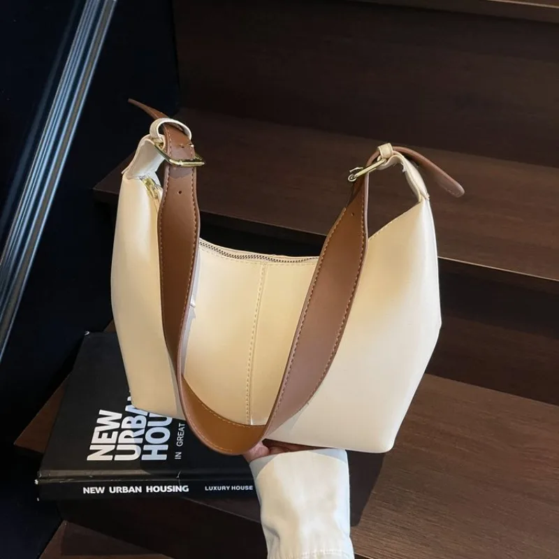 

Элегантная кожаная сумка для подгузников, женская сумка-тоут через плечо, классическая дизайнерская модель, известная во Франции