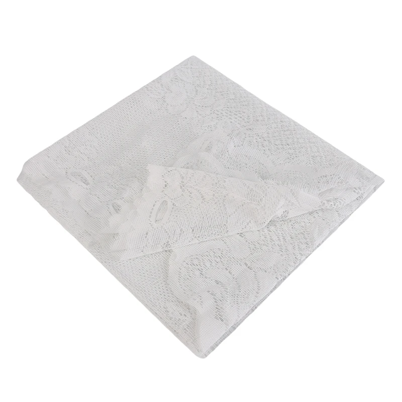 European White Translucent Coffee Curtain Warp Knitted Curtains Tulle Lace Sheer Jacquard Bedroom Curtains Roman Blind