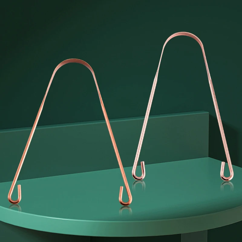 1 Buah Alat Pembersih Lidah Logam, Sikat Gigi Lidah untuk Pria dan Wanita, Alat Perawatan Kebersihan Mulut