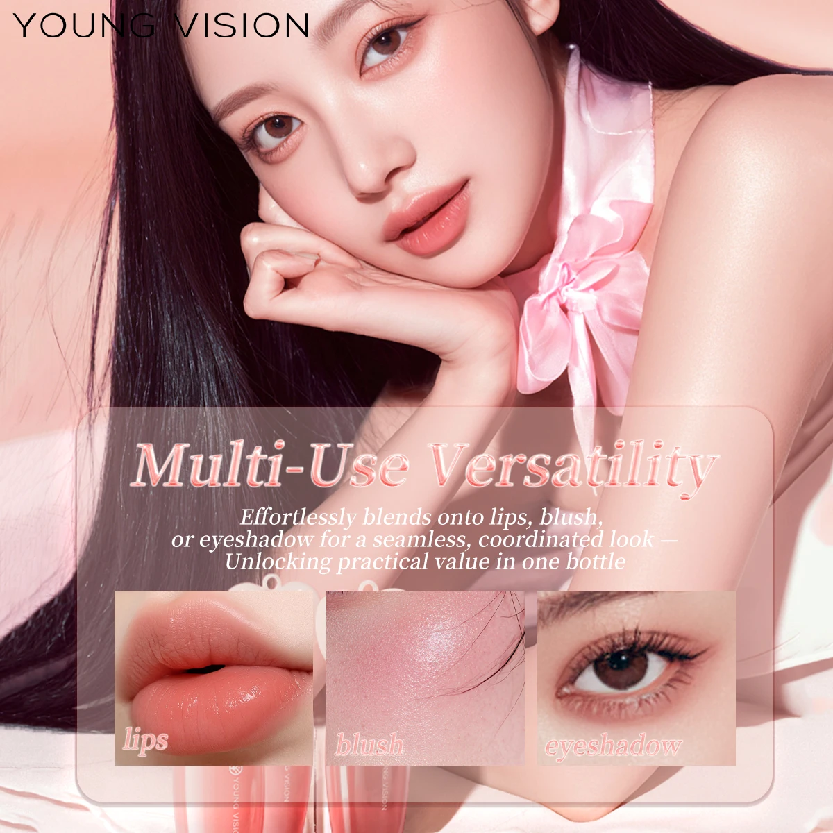 Tintura per labbra opaca a 6 colori con tecnologia di blocco del colore, non appiccicosa, leggera, trucco per labbra Colore labbra a lunga durata