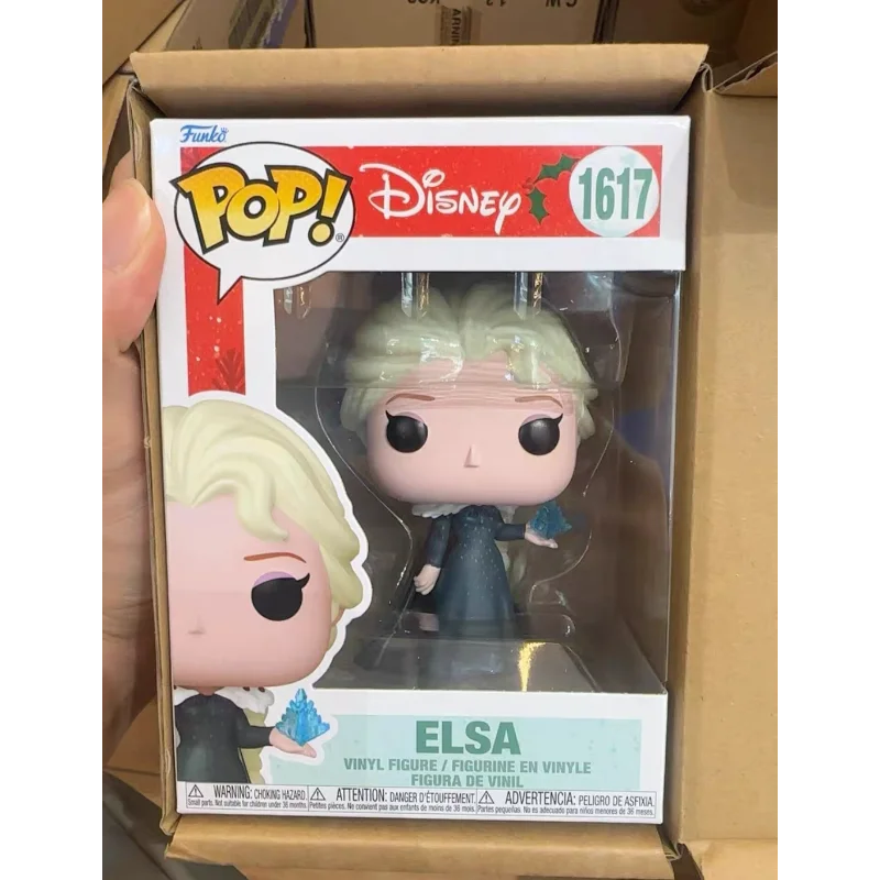 

Оригинальная фигурка принцессы Эльзы Funko Pop Disney Frozen — коллекционная игрушка-декор для детей, мальчиков и девочек, идеи подарков