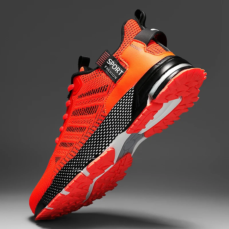 Zapatillas de deporte de moda para hombre, zapatos ligeros y cómodos transpirables para caminar, deportes informales, correr, tenis, gimnasio, zapatos de entrenamiento para hombre