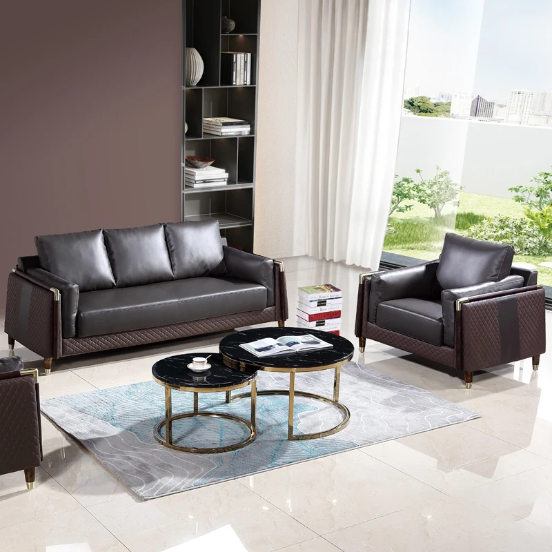 # Leather Office Sofa Set Multifunctional For Home & Hotel School & Office Furniture  People