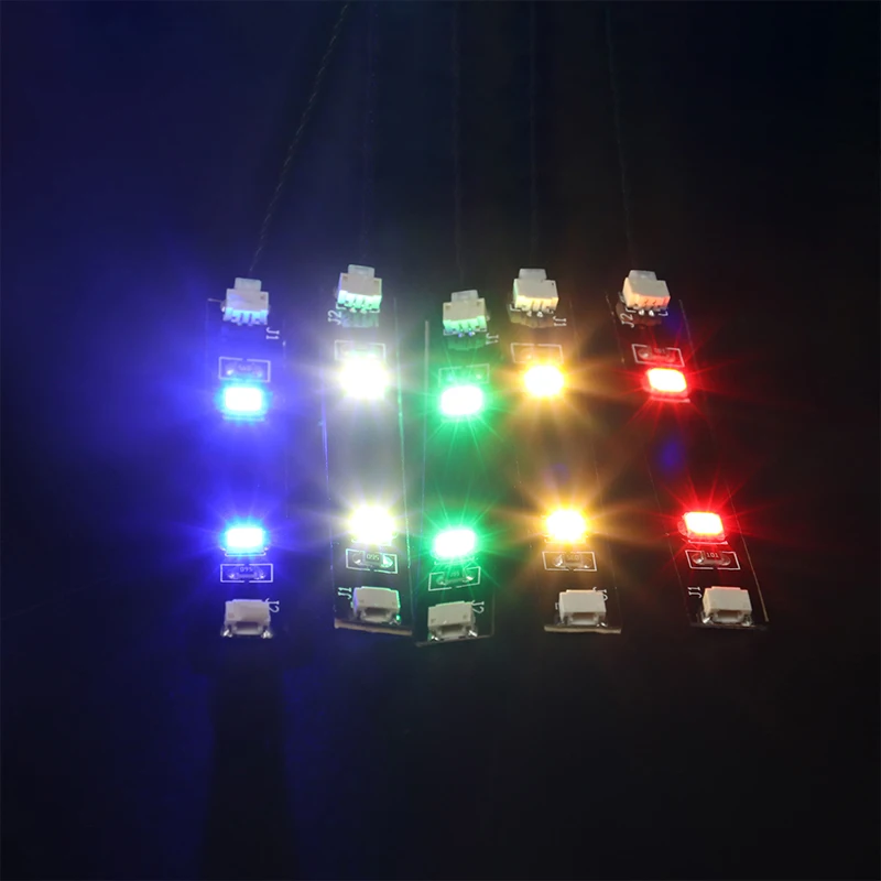 Hprosper LED Light Accessories For DIY Building Blocks Models Colorful Strip Lights With Adhesive